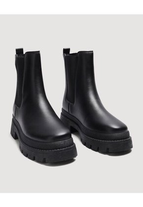 Botas  Para Mujer Botin Color Negro Marca Ostu #40670006