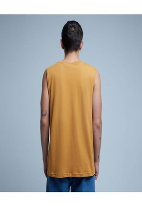 Camiseta Para Hombre Manga Sisa Color Amarillo  Marca Ostu #60091224