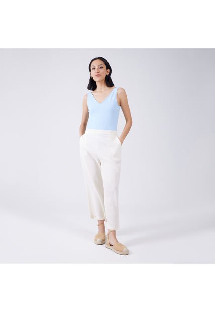 Pantalon Para Mujer  Color Blanco Marca Ostu #40070474