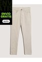 Pantalón  Para Hombre 5 Bolsillos Color Beige Marca Ostu #60070536 de Ostu