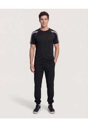 Pantalón Jogger Para Hombre Negro Ostu