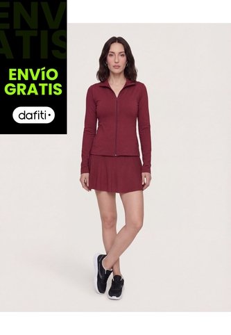 Falda  Para Mujer Corto Color Vino Marca Ostu #40140198 Ostu