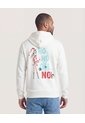 Buzo Hoodie Jack Skeleton Navideño  Para Hombre Crema Ostu de Ostu