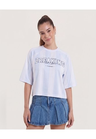 Camiseta Boxy Mundial Argentina 2026  Para Mujer Azul Ostu Ostu