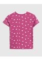 Camiseta Infantil Niña Manga Corta Cuello Redondo Color Morado Marca Ostu #90090298 de Ostu