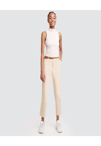 Pantalon Para Mujer Chino Color Beige Marca Ostu #40070345 Ostu