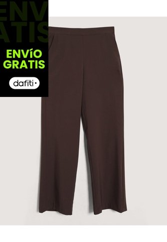 Pantalón  Para Mujer Moda Color Camel Marca Ostu #40070902 Ostu