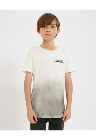 Camiseta Para Niño Manga Corta Cuello Redondo Color Negro Marca Ostu #80090234 Ostu