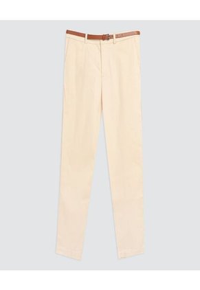Pantalon Para Mujer Chino Color Beige Marca Ostu #40070345
