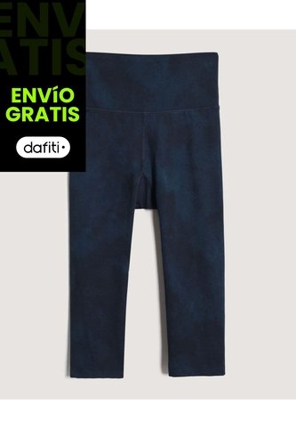 Leggins  Para Mujer Medio Color Azul Marca Ostu #40230644 Ostu