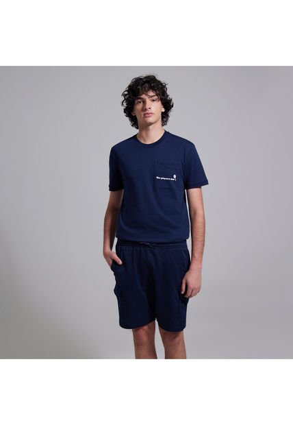 Bermuda Para Hombre  Color Azul  Marca Ostu #60100249