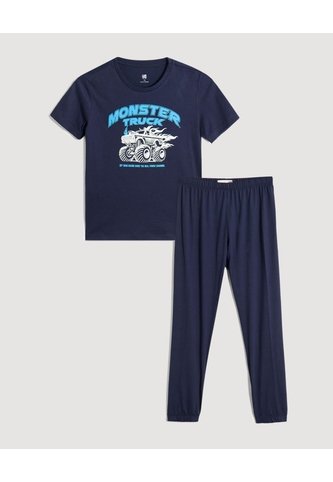 Pijama Monster Truck Para Niño  Infantil Niño Azul Ostu Ostu