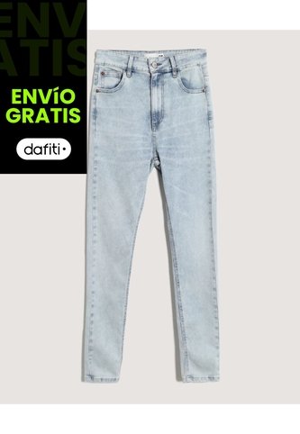 Jean  Para Mujer Skinny Color Azul Marca Ostu #40160638 Ostu