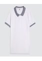 Polo Para Hombre Cuello Tejido Sin Bolsillo Color Blanco Marca Ostu #60110751 de Ostu