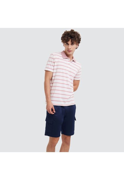 Bermuda Para Hombre  Color Azul  Marca Ostu #60100220