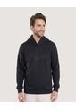 Hoodie Con Estampado  Para Hombre Negro Ostu de Ostu