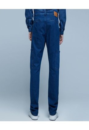 Jean Para Hombre Regular Color Azul Marca Ostu #60160334