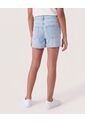 Short Mom Denim Básico  Infantil Niña Azul Ostu de Ostu