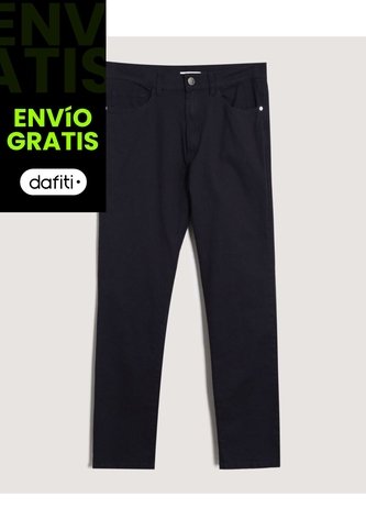 Pantalón  Para Hombre 5 Bolsillos Color Azul Marca Ostu #60070536 Ostu