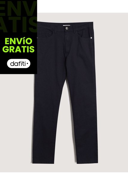 Pantalón  Para Hombre 5 Bolsillos Color Azul Marca Ostu #60070536