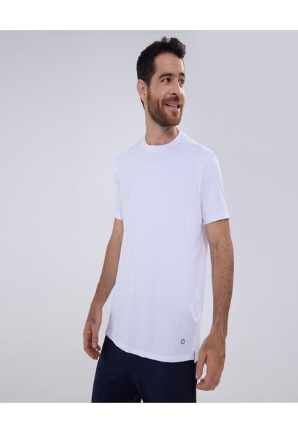 Camiseta Para Hombre Manga Corta Color Blanco Marca Ostu #60091351