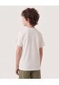 Camiseta Mickey Mouse Signature Para Niño  Infantil Niño Crema Ostu de Ostu