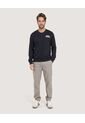 Buzo Con Estampado Raw Vision  Para Hombre Negro Ostu de Ostu