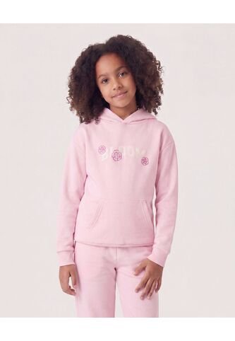 Buzo Hoodie Bloom Para Niña  Infantil Niña Rosa Ostu Ostu