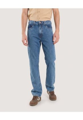 Jean Regular De Silueta Clásica Para Hombre Azul Ostu