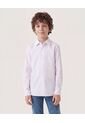 Camisa Clásica De Manga Larga Para Niño  Infantil Niño Blanco Ostu de Ostu