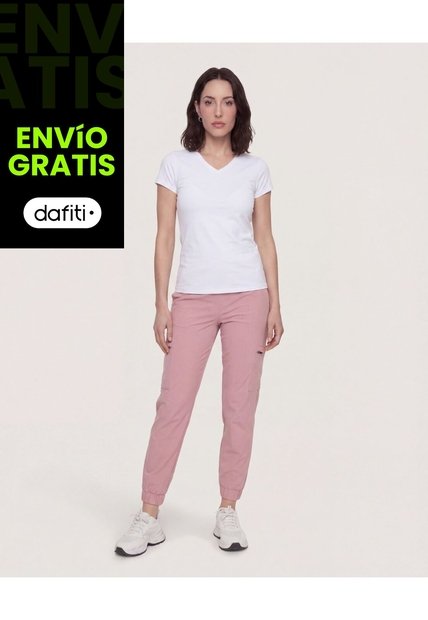 Pantalón  Para Mujer Multiusos Plano Color Rosa Marca Ostu #40070867
