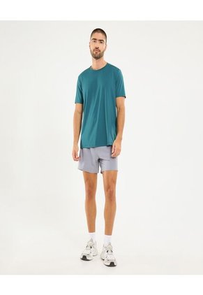 Camiseta Para Hombre Manga Corta Cuello Redondo Color Verde Marca Ostu #60091622