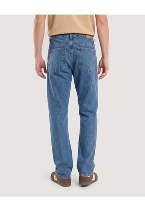 Jean Regular De Silueta Clásica Para Hombre Azul Ostu