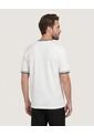 Camiseta Regular Preteñida Klang  Para Hombre Crema Ostu de Ostu