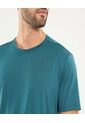 Camiseta Para Hombre Manga Corta Cuello Redondo Color Verde Marca Ostu #60091622 de Ostu