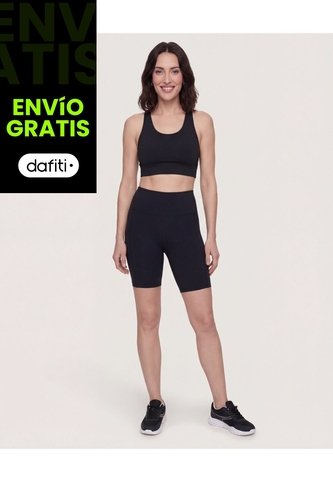 Leggins  Para Mujer Corto Color Negro Marca Ostu #40230656 Ostu