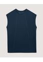 Camiseta  Para Hombre Manga Sisa Cuello Redondo Color Azul Marca Ostu #60091798 de Ostu