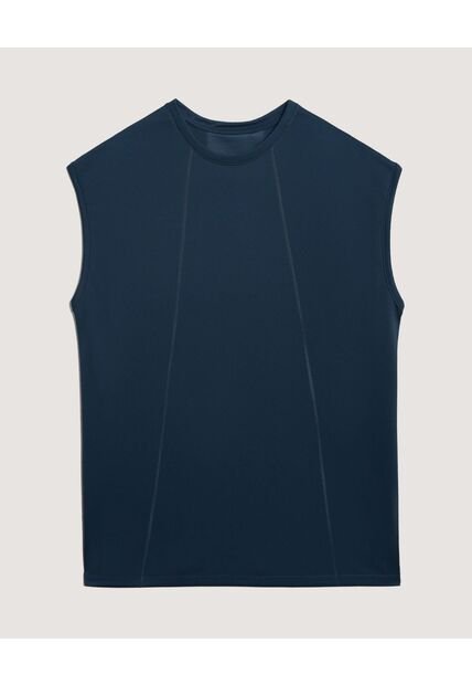 Camiseta  Para Hombre Manga Sisa Cuello Redondo Color Azul Marca Ostu #60091798