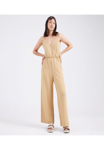 Enterizo Para Mujer Manga Sisa Color Amarillo  Marca Ostu #40320079