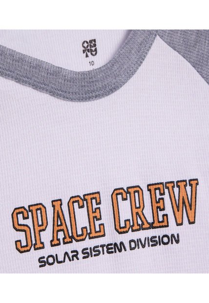 Camiseta Para Niño Manga Larga Color Blanco Marca Ostu #80090232
