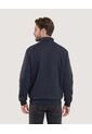 Chaqueta Acolchada Con Cierre Frontal  Para Hombre Azul Ostu de Ostu