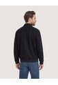 Chaqueta Bomber De Botones  Para Hombre Negro Ostu de Ostu