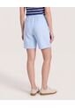Short Clásico Tiro Alto  Para Mujer Azul Ostu de Ostu