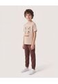Camiseta Mickey Mouse Retro Para Niño  Infantil Niño Beige Ostu de Ostu