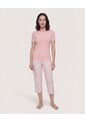 Pijama Capri Sweet Dreams  Para Mujer Crema Ostu de Ostu