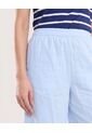 Short Clásico Tiro Alto  Para Mujer Azul Ostu de Ostu