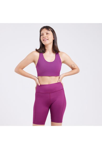 Leggins Para Mujer Corto Color Morado Marca Ostu #40230472