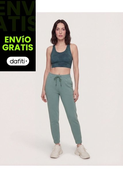 Pantalón  Para Mujer Jogger Color Verde Marca Ostu #40070920