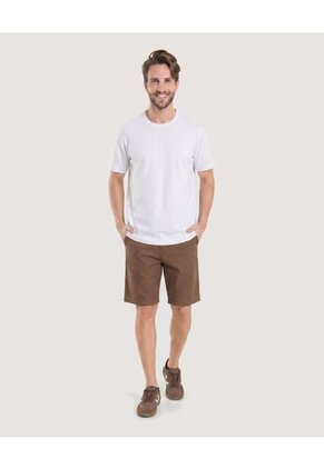 Camiseta Unicolor Texturizada Para Hombre Gris Ostu