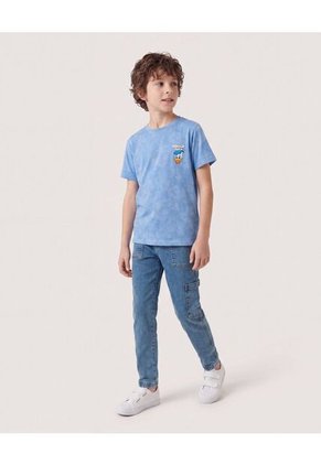 Camiseta Donald Duck Vintage Para Niño Infantil Niño Azul Ostu